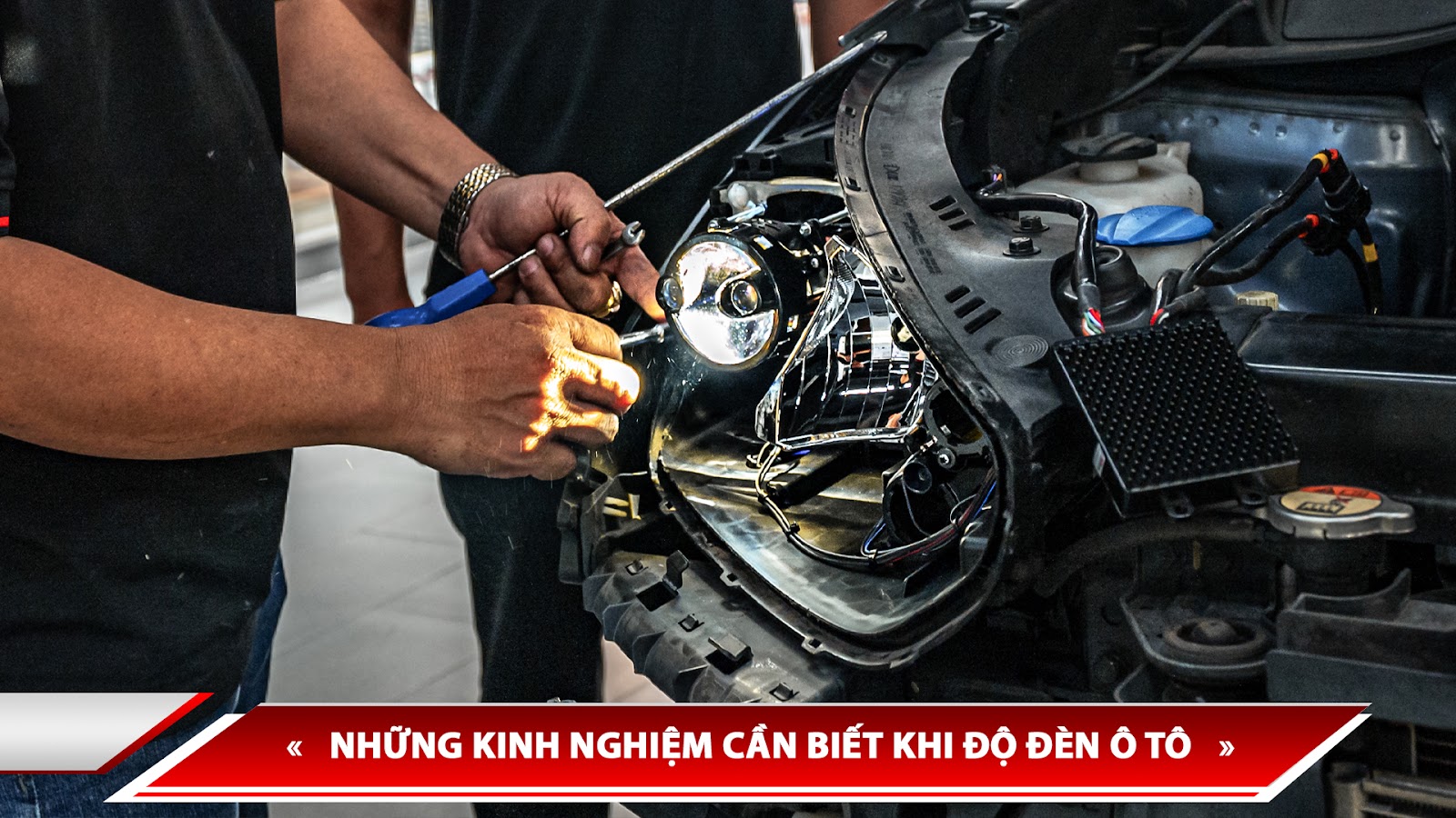 NHỮNG KINH NGHIỆM CẦN BIẾT KHI ĐỘ ĐÈN Ô TÔ